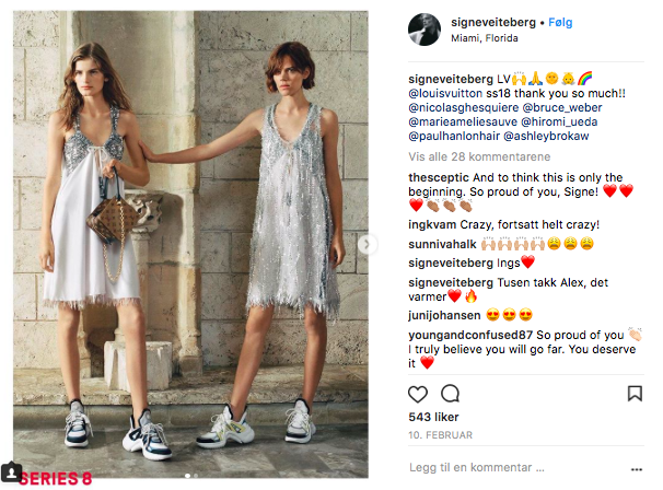 Signe Veiteberg for Louis Vuitton SS18