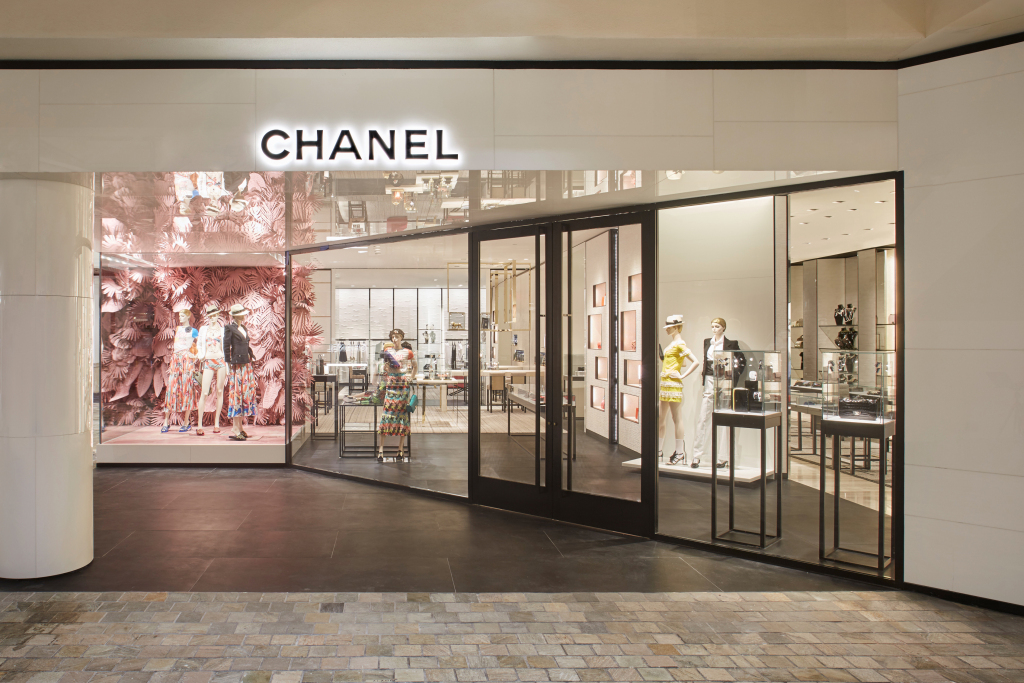 Chanel-butikk. bilde fra wwd