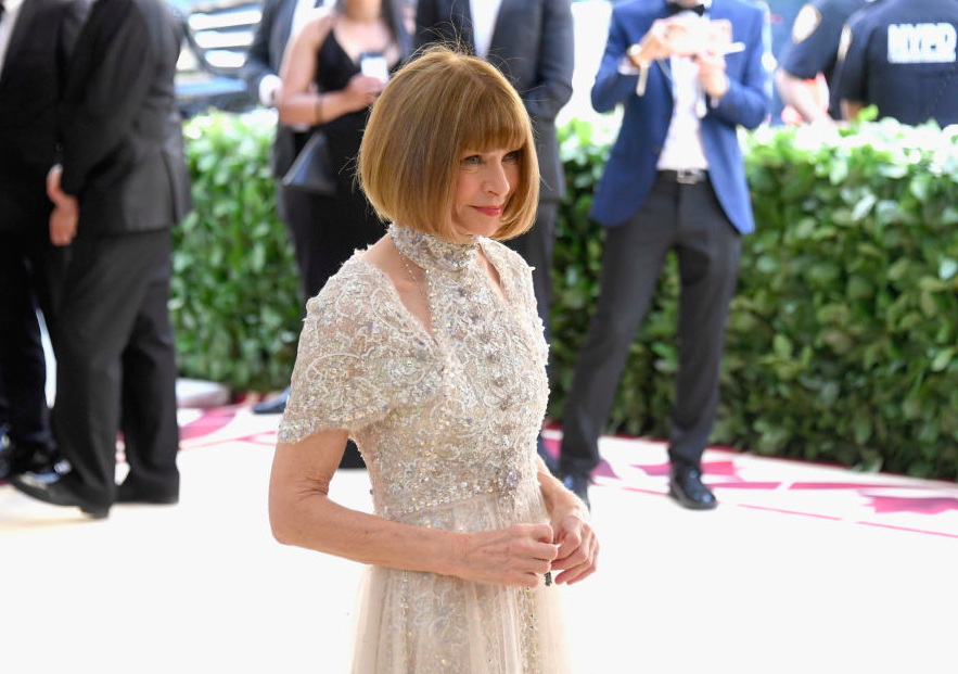 anna wintour på met gallaen 2018. foto getty images