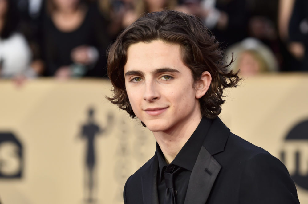 Timothee Chalamet slepes for Oscar-antrekk