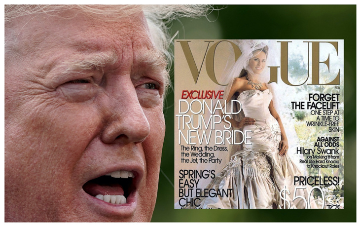Donald Trump raser mot Vogue