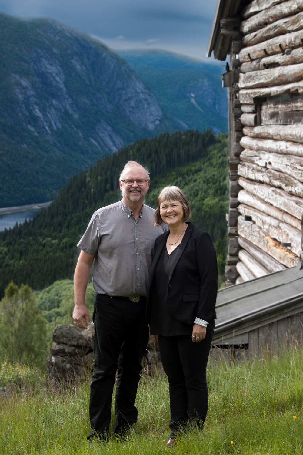 Ørnulf Hasla og Grete Fossen