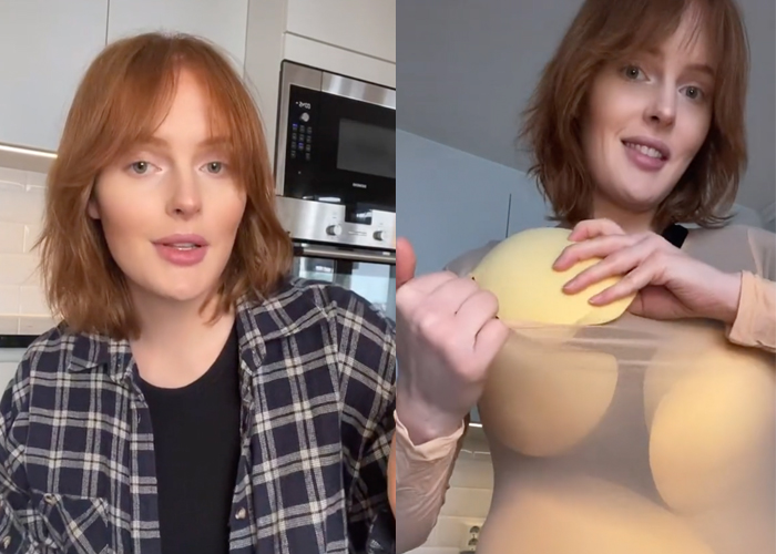 Karoline Bjørnelykke får internasjonal oppmerksomhet for sin ærlige TikTok-video om fat suit