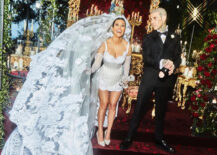 Slik var bryllupet i Italia til Kourtney Kardashian og Travis Barker