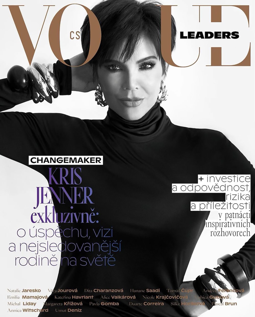Kris Jenner lander sitt første Vogue-cover