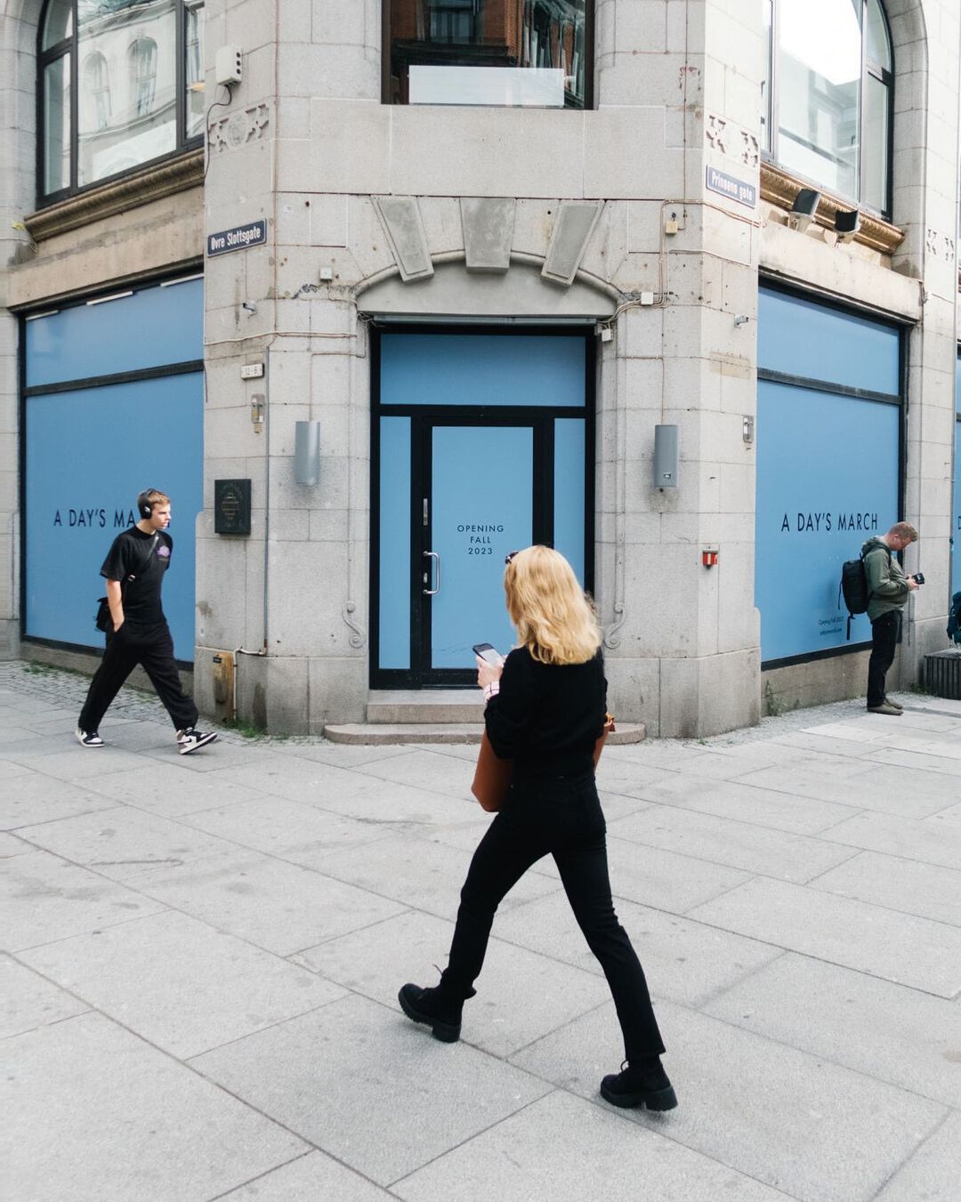 A Day's March åpner sin første flagship butikk i Norge. Foto: Instagram/ @adaysmarch