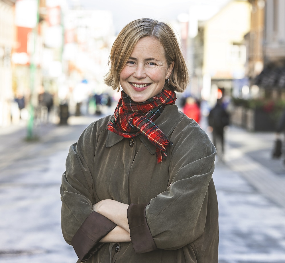 Anja Bakken Riise, leder i Fremtiden i våre hender. Foto: Joakim Andreassen

