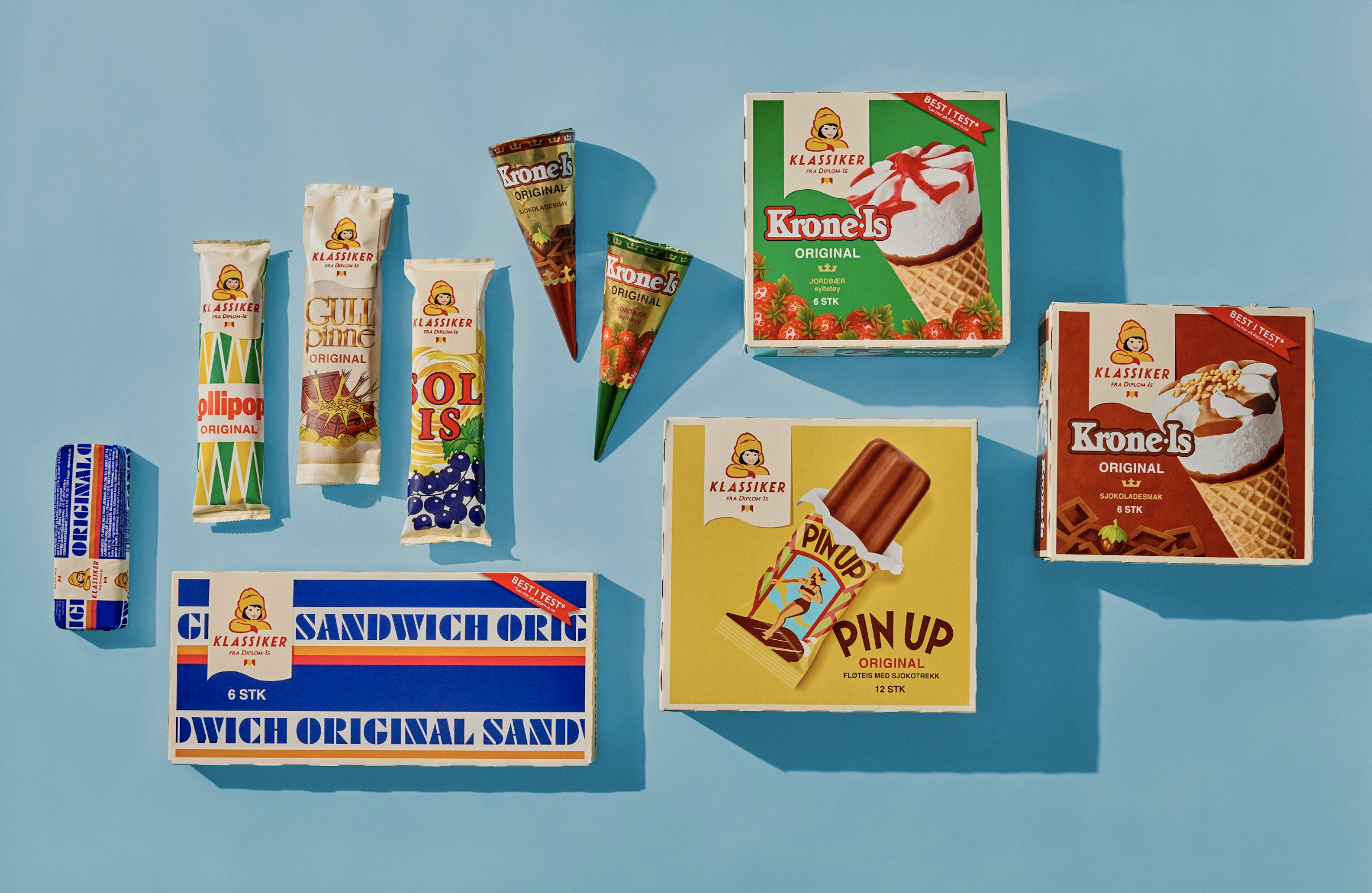 Isnostalgi: Disse klassikerne får retrodesign i sommer